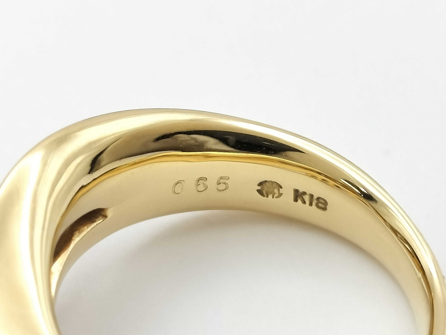 D0.65ct K18 6.2g Ring