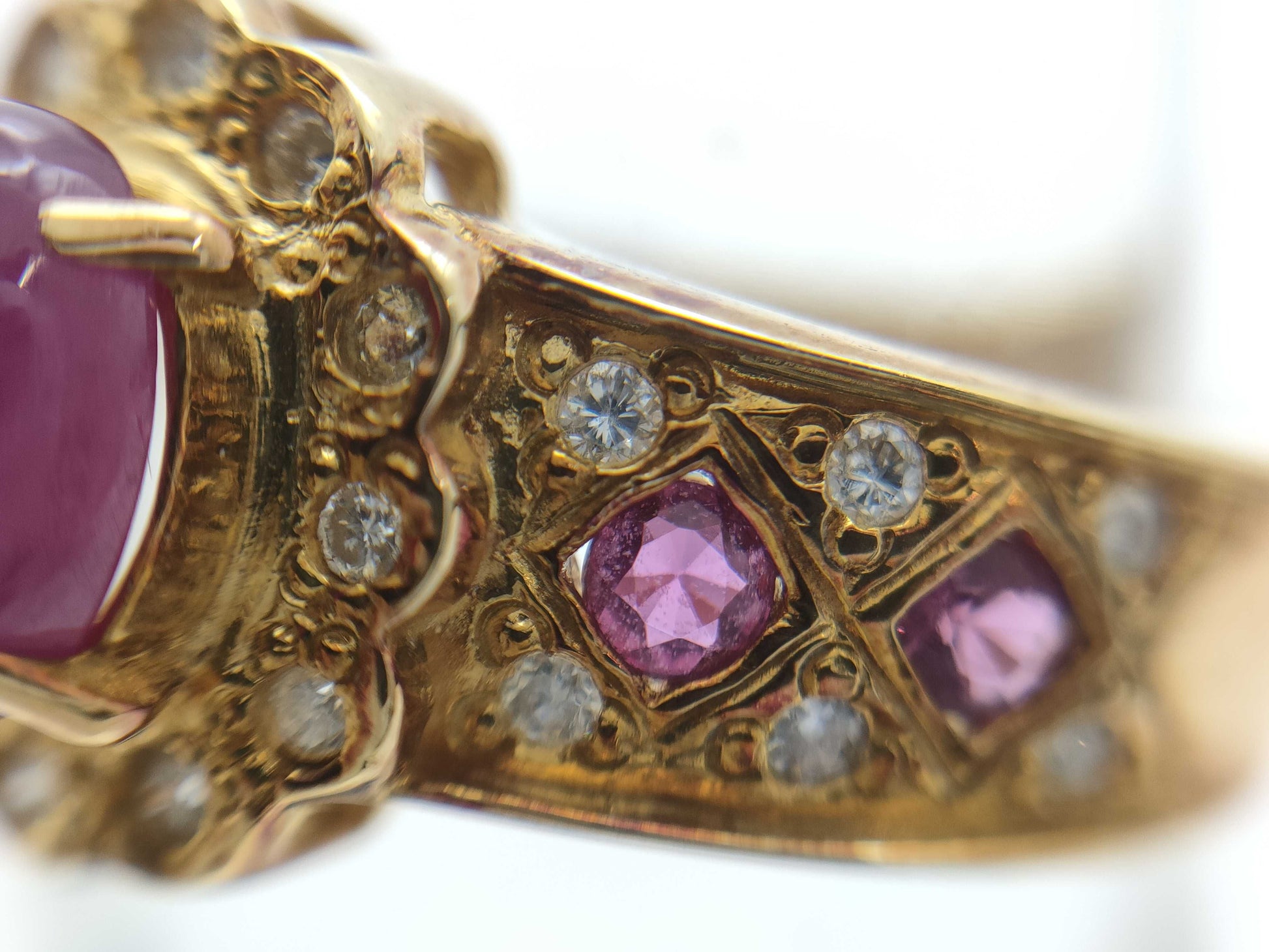 R0.93ct D0.15ct K18 4.0g Ring