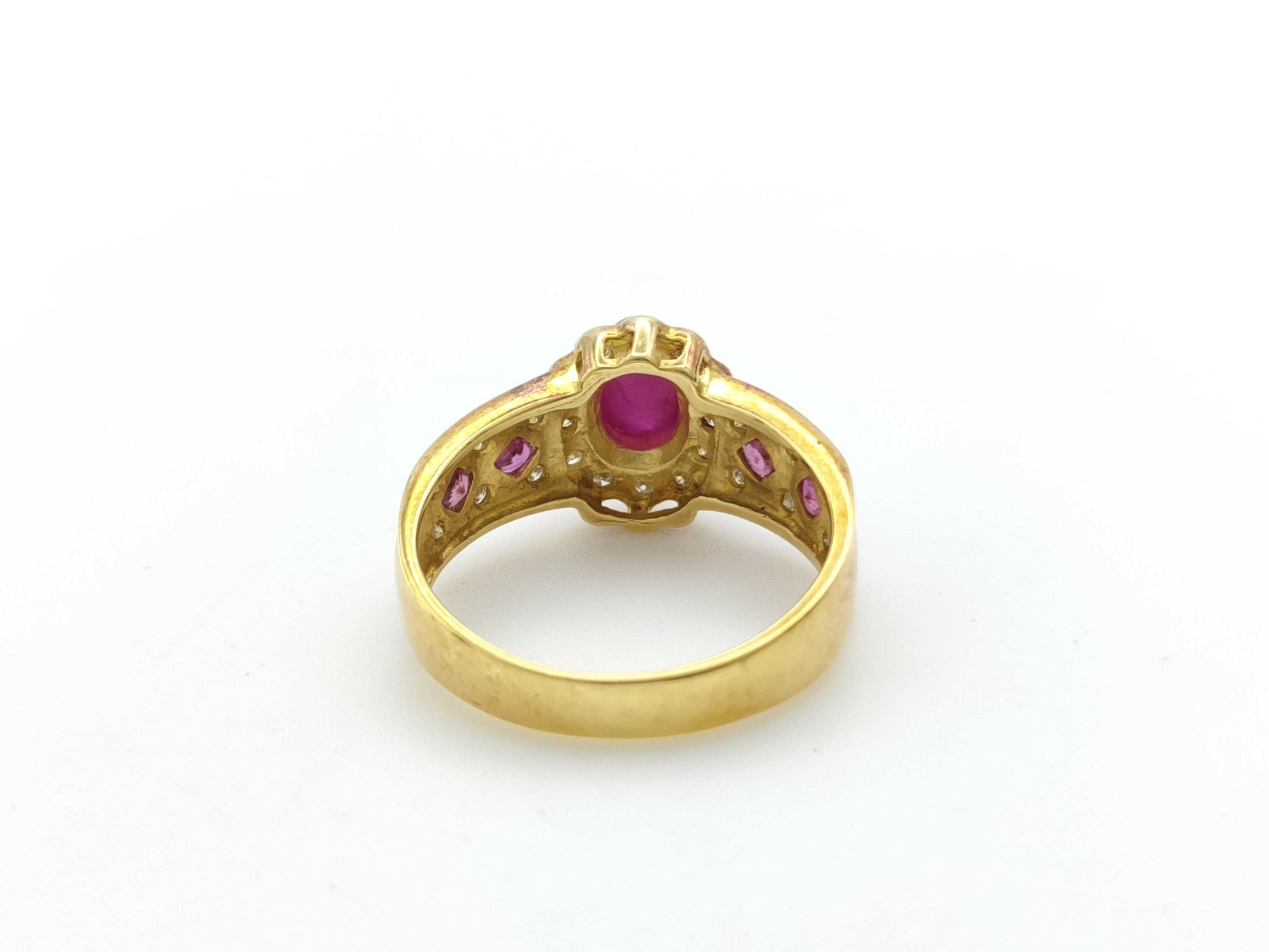 R0.93ct D0.15ct K18 4.0g Ring
