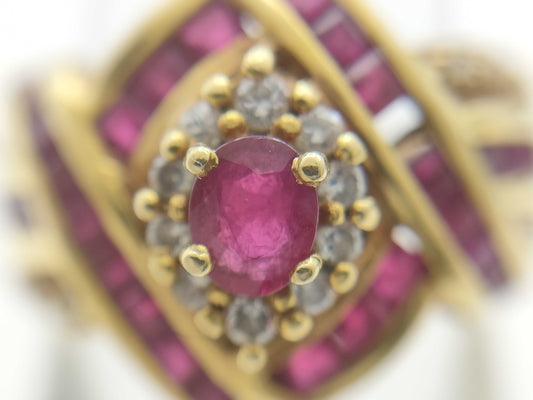 R2.12ct D0.17ct K18 5.7g Ring