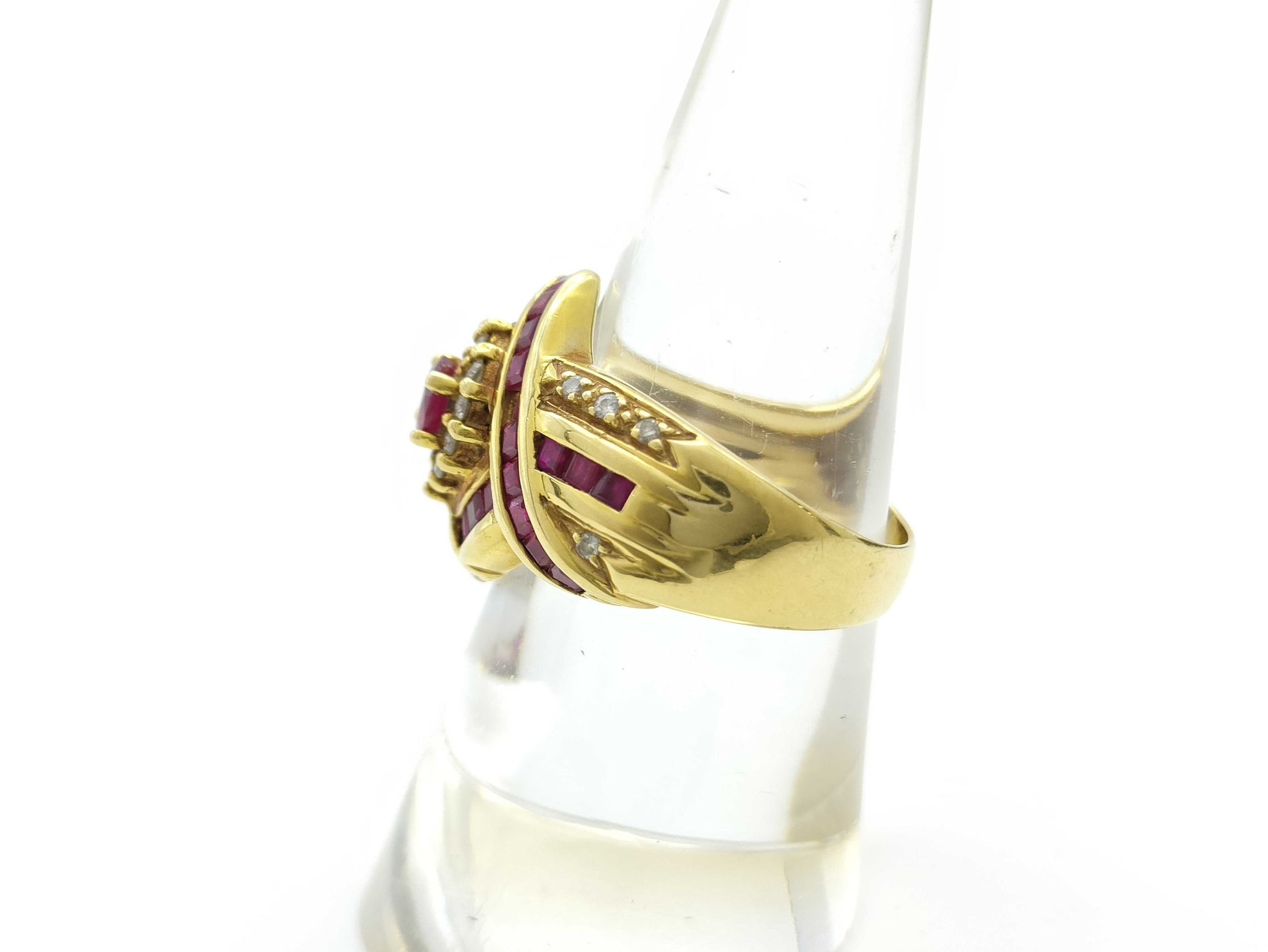 R2.12ct D0.17ct K18 5.7g Ring