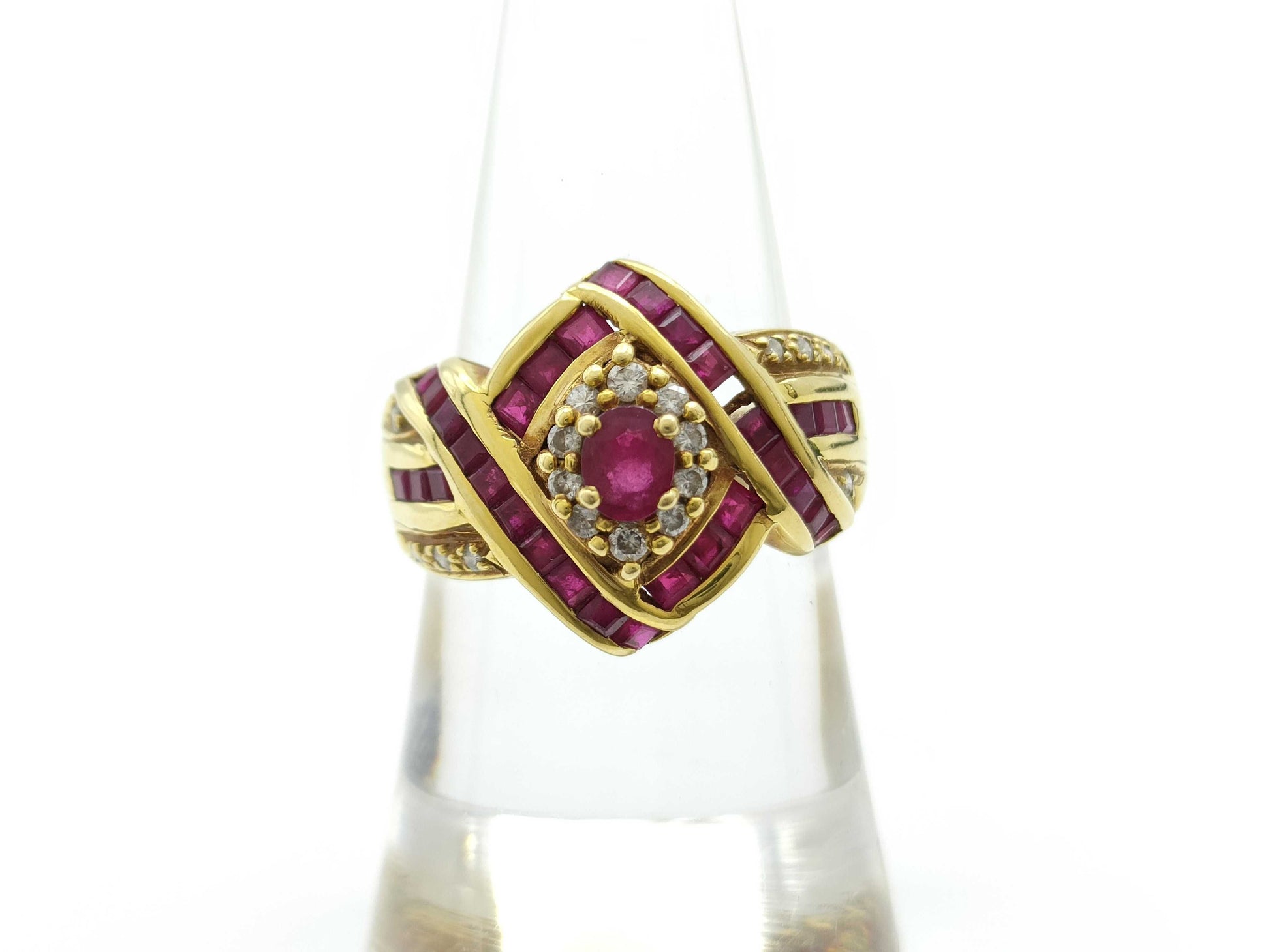 R2.12ct D0.17ct K18 5.7g Ring