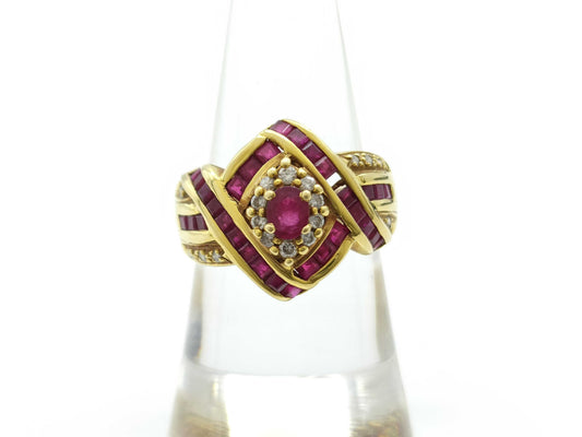 R2.12ct D0.17ct K18 5.7g Ring