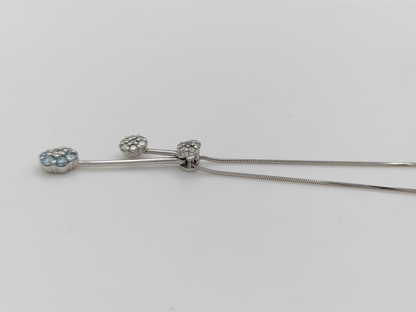 D0.27ct FD0.23ct PT900/850 5.7g Necklace
