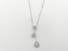D0.27ct FD0.23ct PT900/850 5.7g Necklace