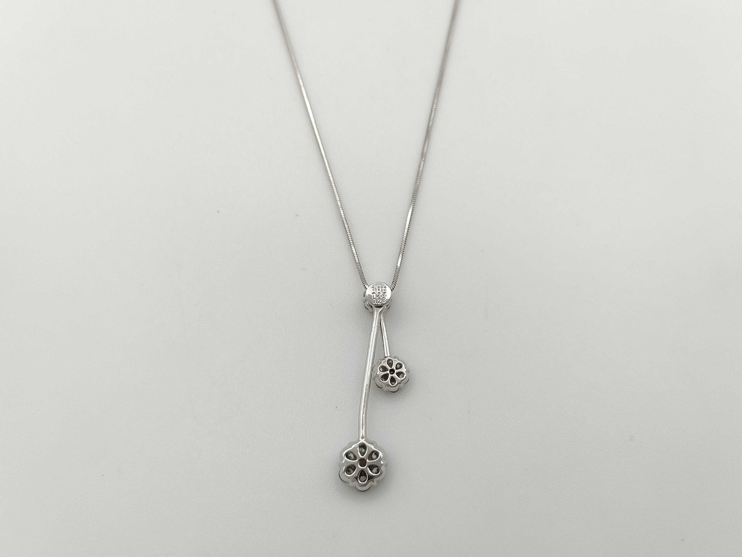 D0.27ct FD0.23ct PT900/850 5.7g Necklace