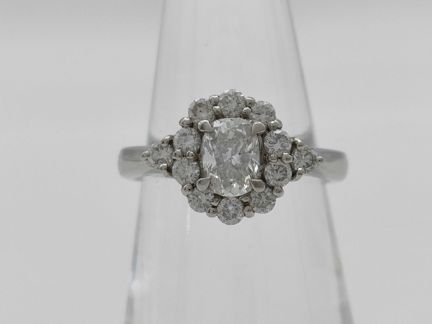 D0.609ct FD0.48ct PT900 6.3g Ring