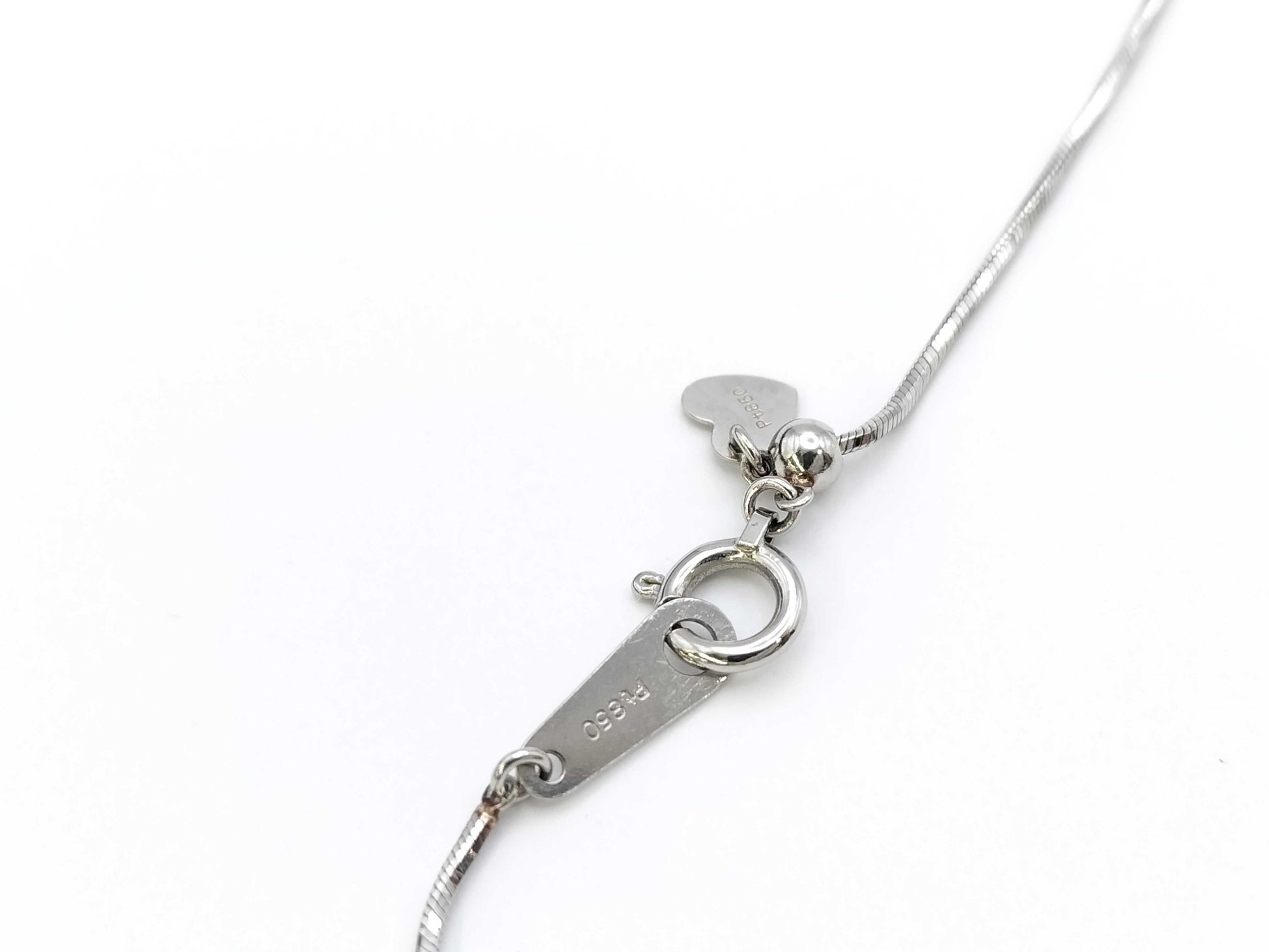 D0.76ct PT900/850 10.7g Necklace
