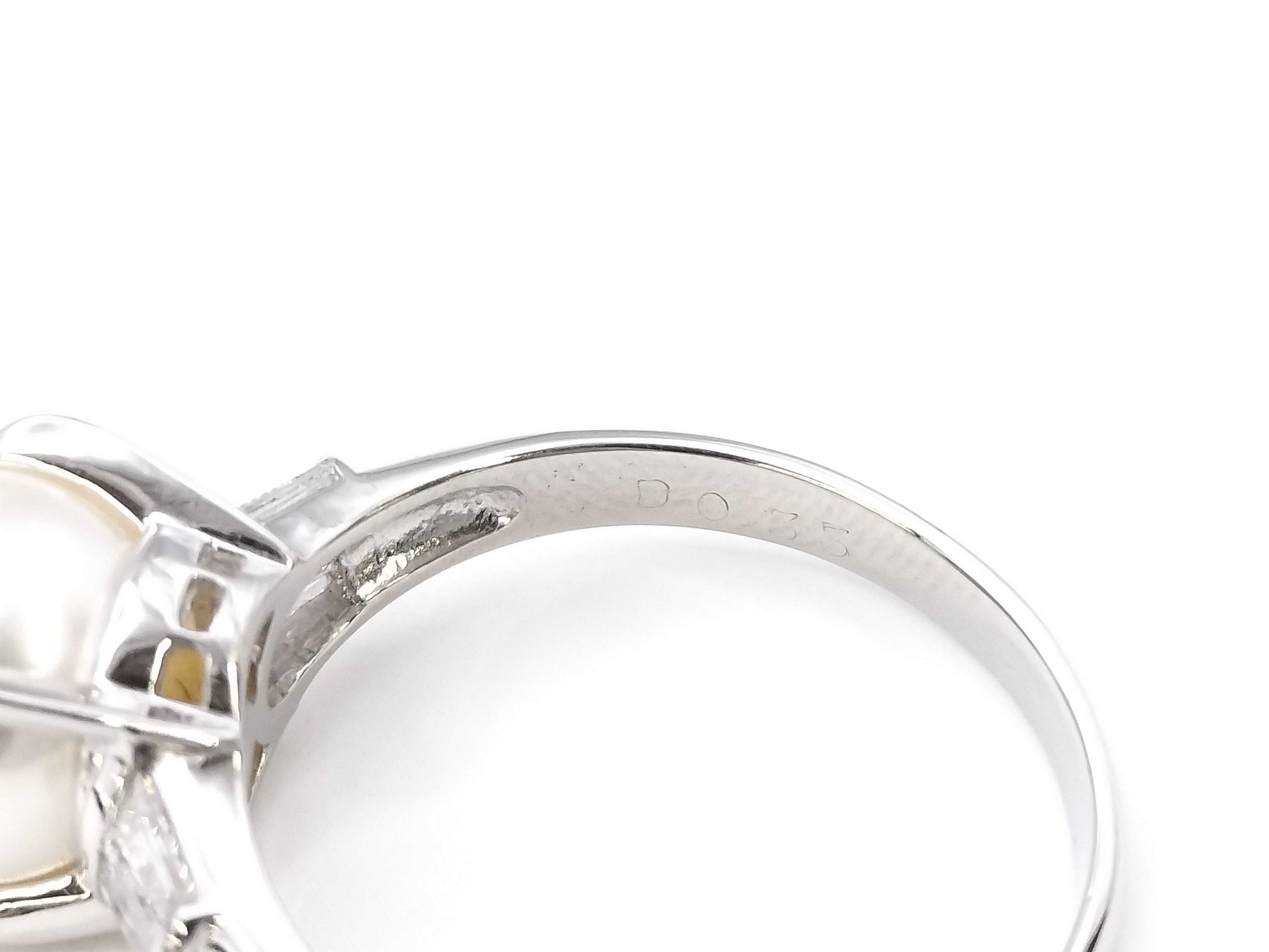 Pearl diameter approx. 9.1mm D0.35ct PT900 5.6g ring
