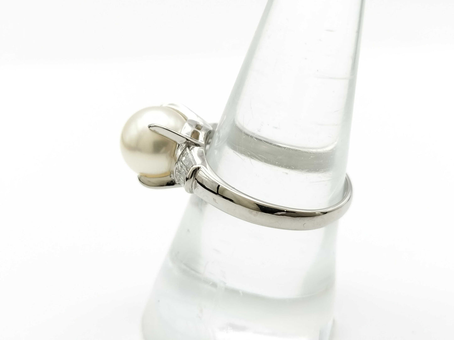Pearl diameter approx. 9.1mm D0.35ct PT900 5.6g ring