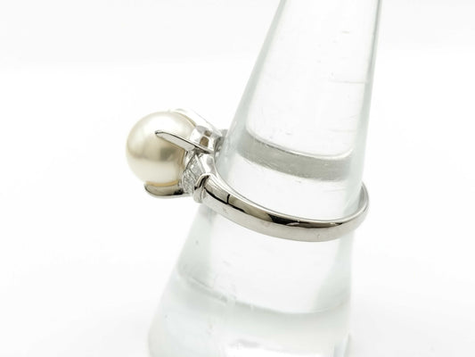 Pearl diameter approx. 9.1mm D0.35ct PT900 5.6g ring
