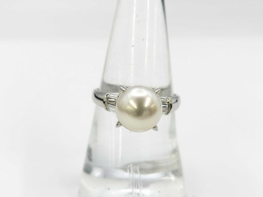 Pearl diameter approx. 9.1mm D0.35ct PT900 5.6g ring