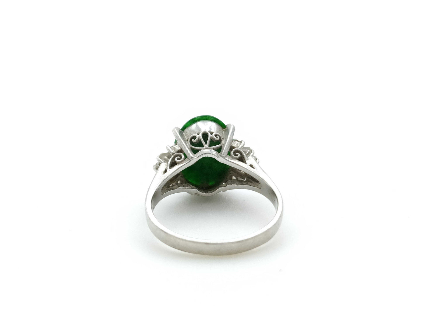 Colored Stone 1.87ct D0.24ct PT900 4.8g Ring