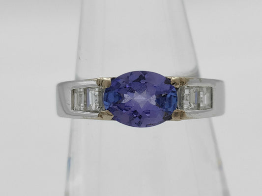 Tanzanite Diamond 750 6.0g Ring