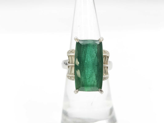 T8.79ct D0.50ct PT900 11.7g Ring