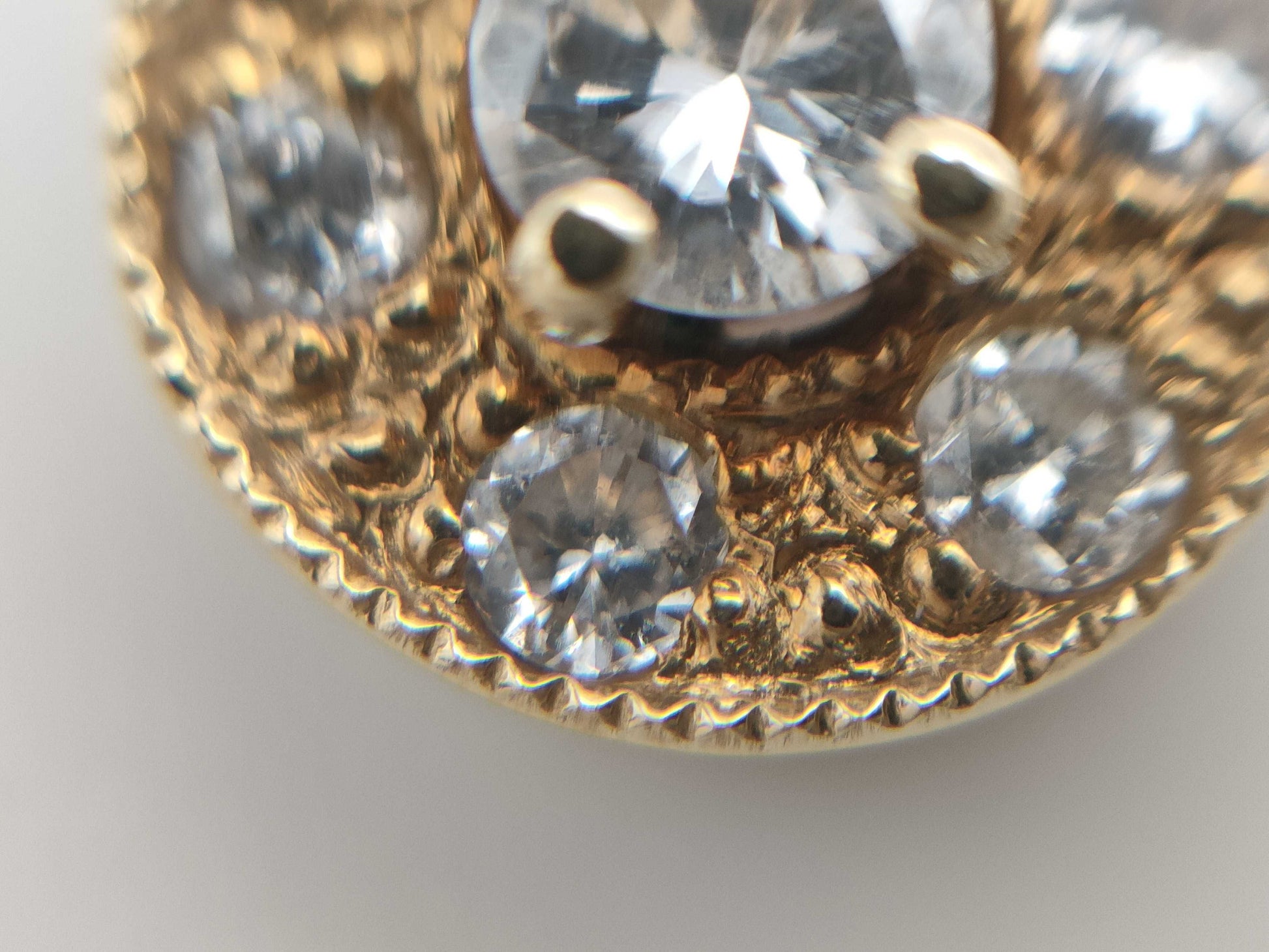 D0.14/0.17ct K18 2.3g Necklace