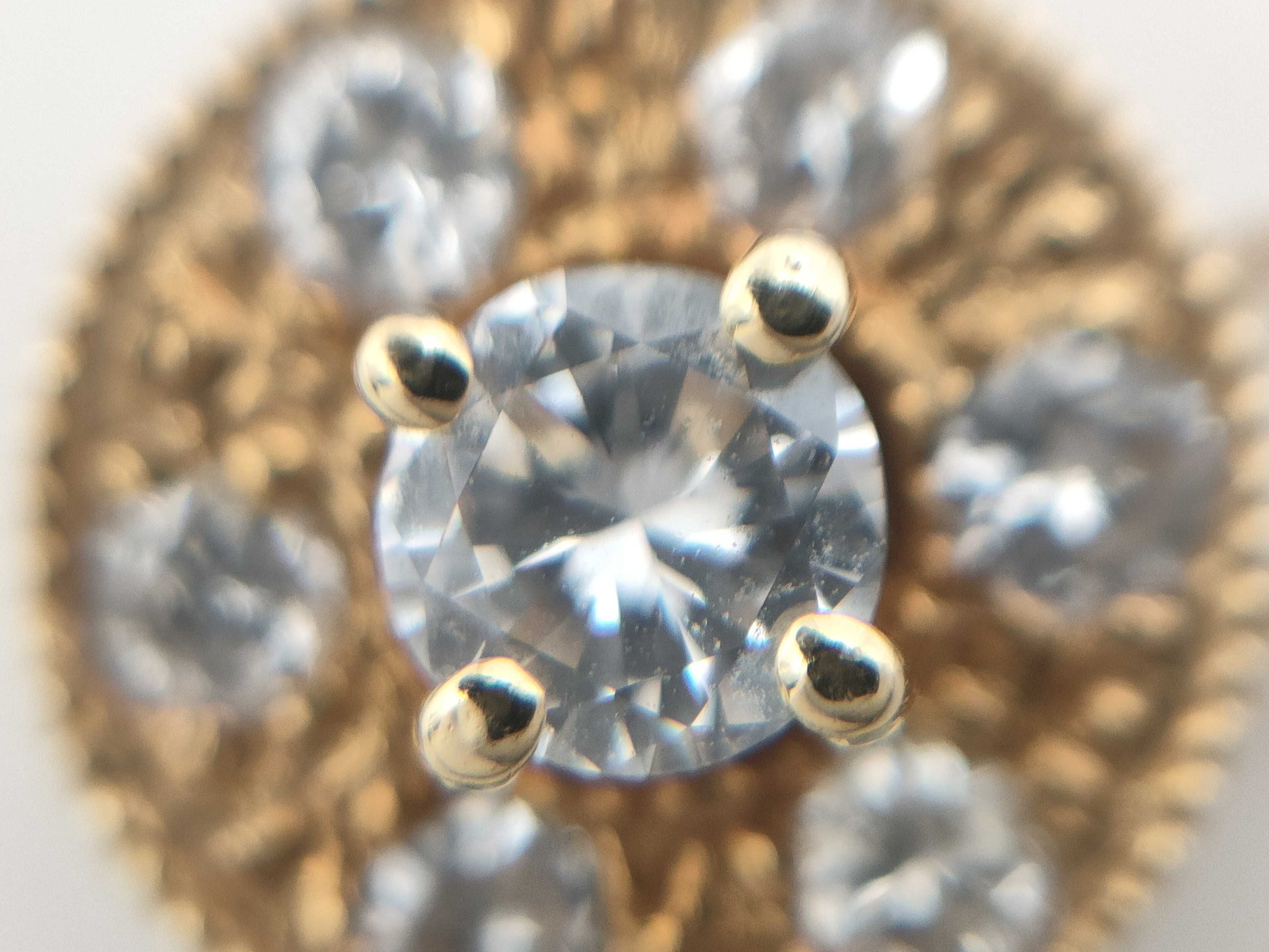 D0.14/0.17ct K18 2.3g Necklace