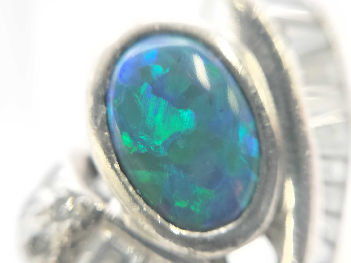 OP0.72ct D0.89ct PT900 11.3g Ring