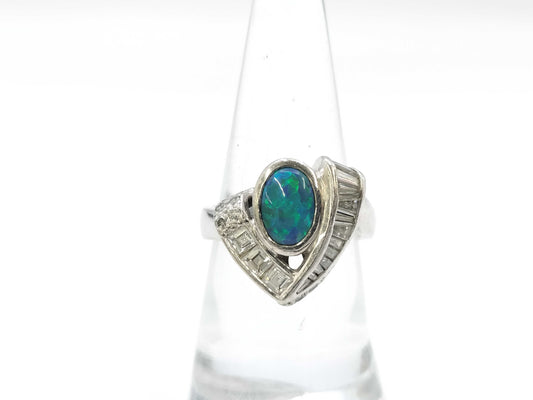 OP0.72ct D0.89ct PT900 11.3g Ring