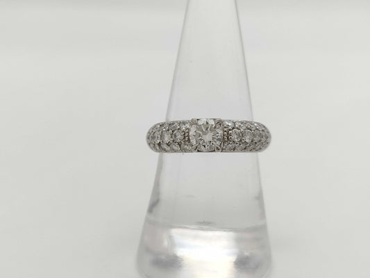 D0.89ct/0.567ct PT900 8.2g Ring