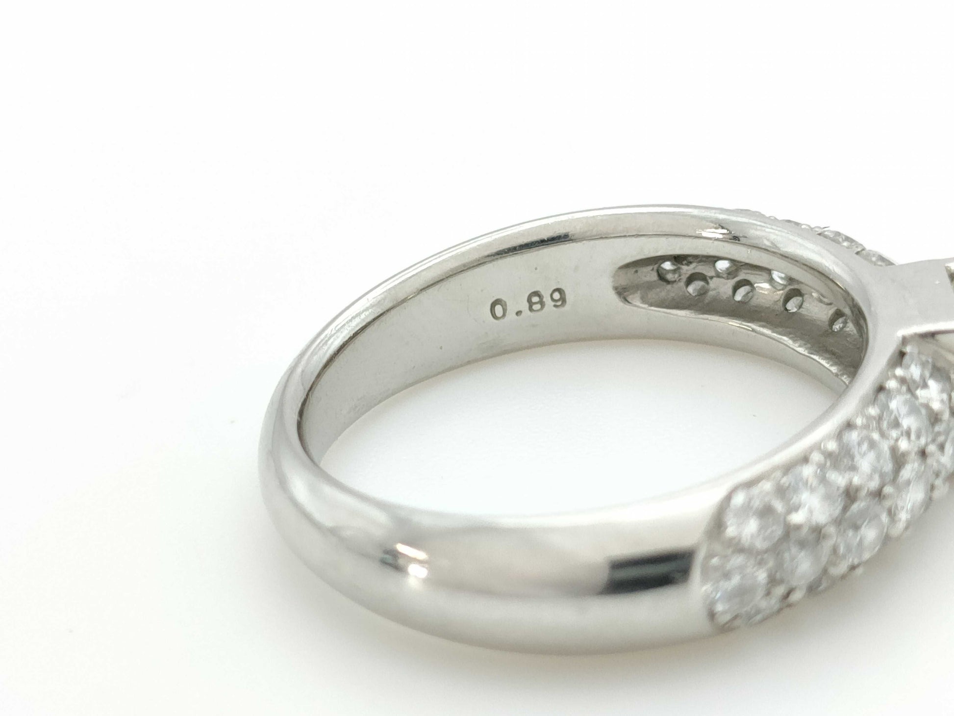 D0.89ct/0.567ct PT900 8.2g Ring