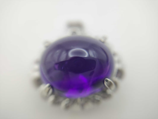 Amethyst 12.24ct PT900 9.6g Pendant Top