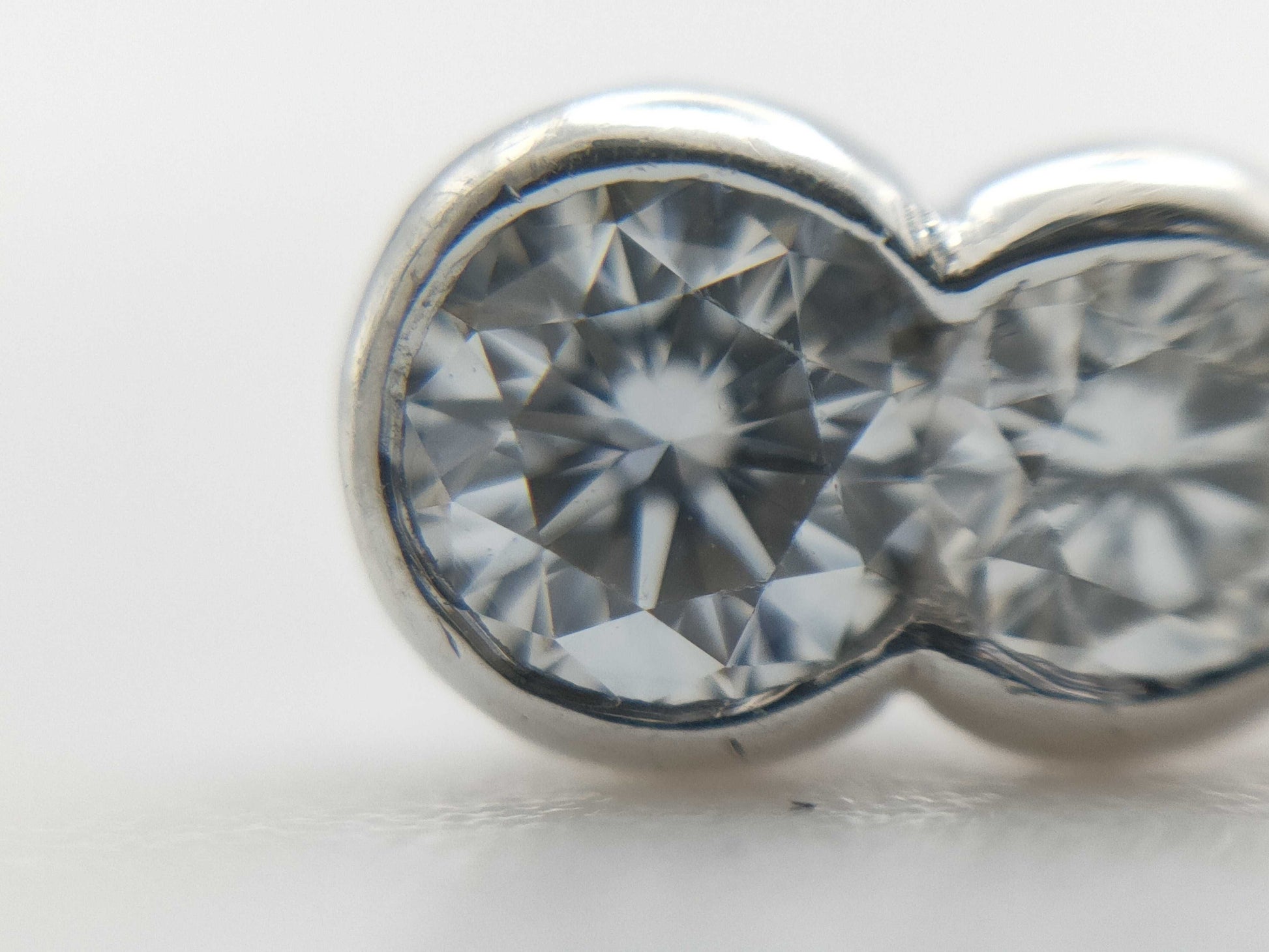 Diamond PT900/K14WG 2.3g Earrings