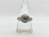 Black Butterfly Pearl Diameter Approx. 11.0mm D0.17ct PT900 7.9g Ring