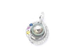Pearl diameter approx. 11.1mm Colored stone 0.30ct D0.20ct K18WG 6.7g Pendant top