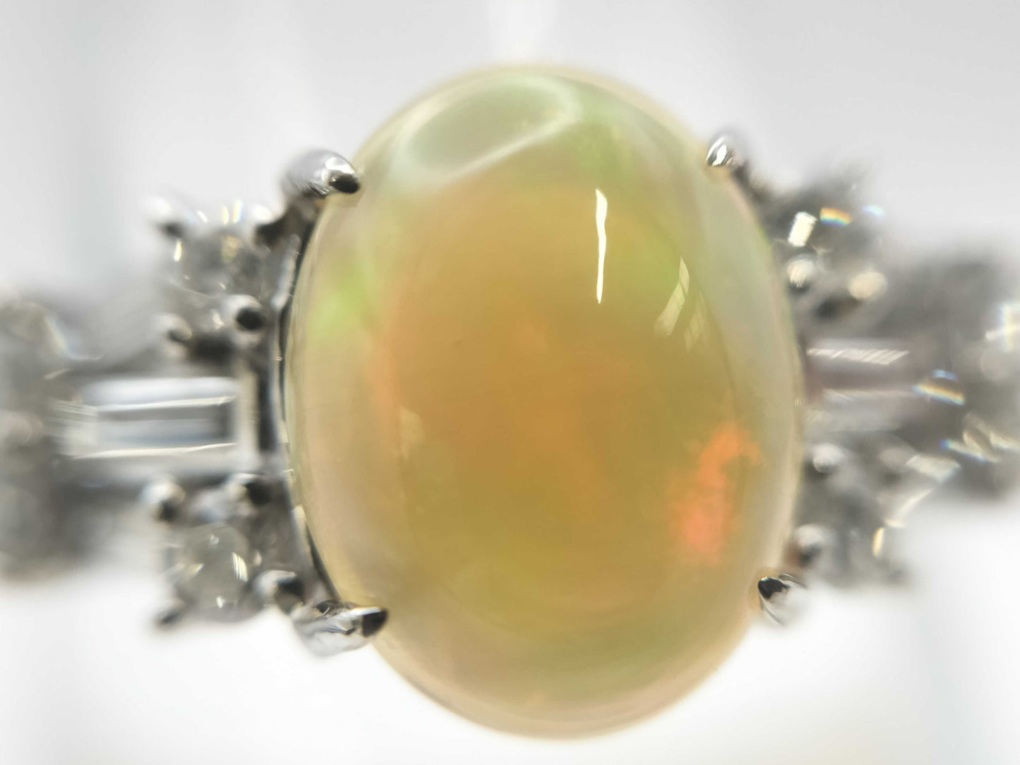 OP0.97ct D0.31ct PT900 5.4g Ring