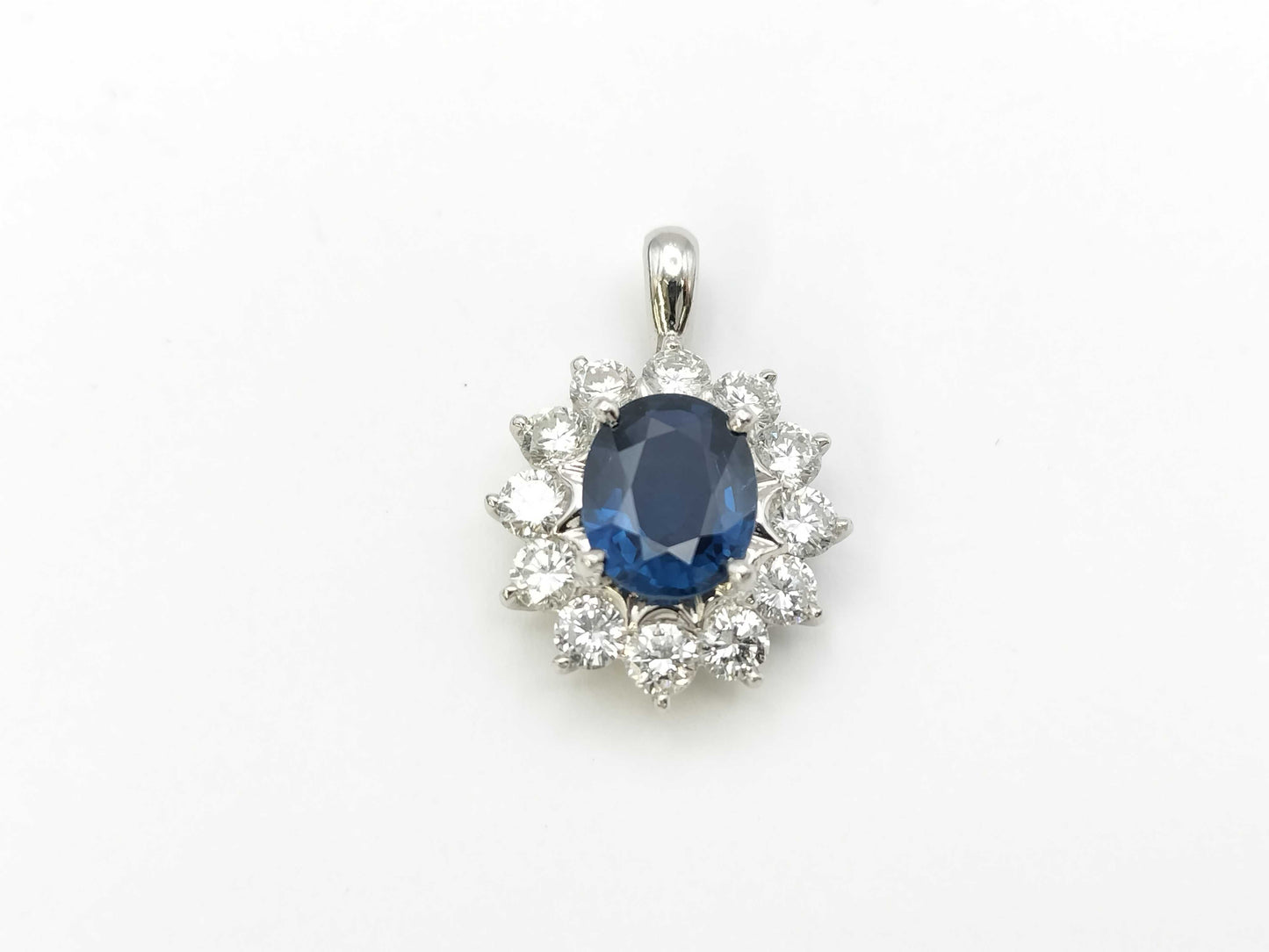 S1.62ct D0.99ct PT900 3.7g Pendant Top