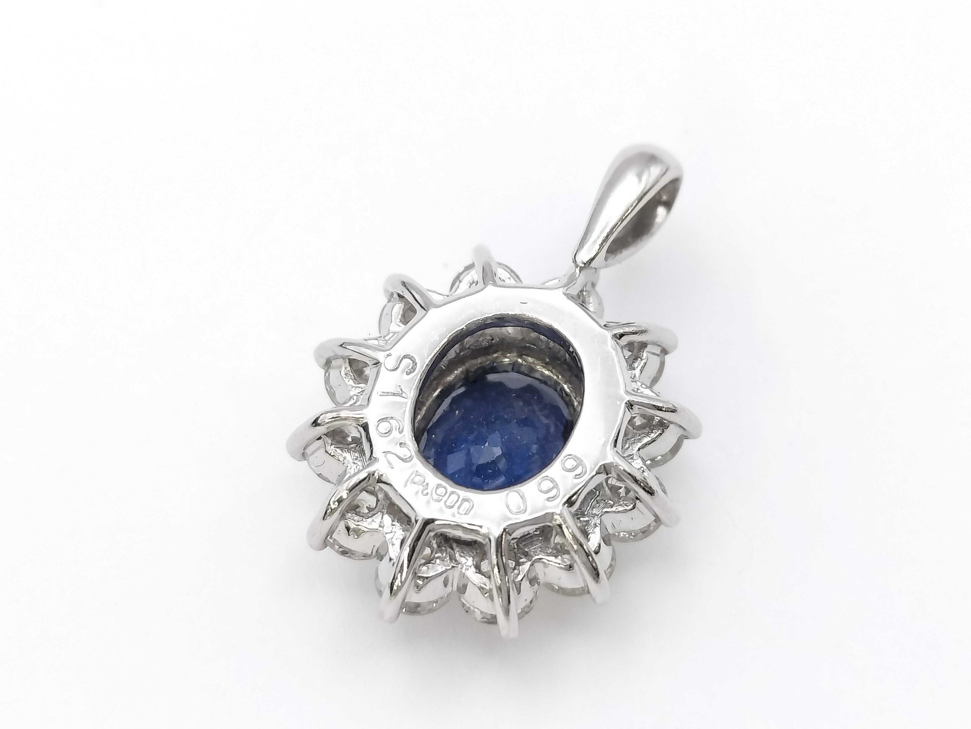 S1.62ct D0.99ct PT900 3.7g Pendant Top