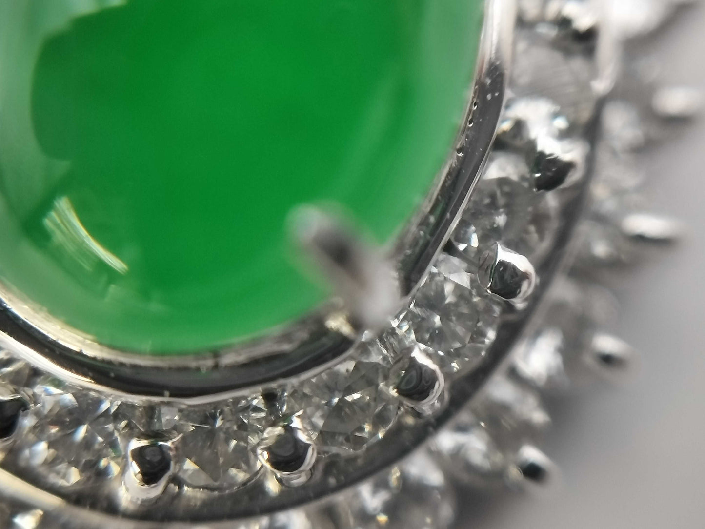 Jade D0.55ct PM900 4.2g Pendant Top