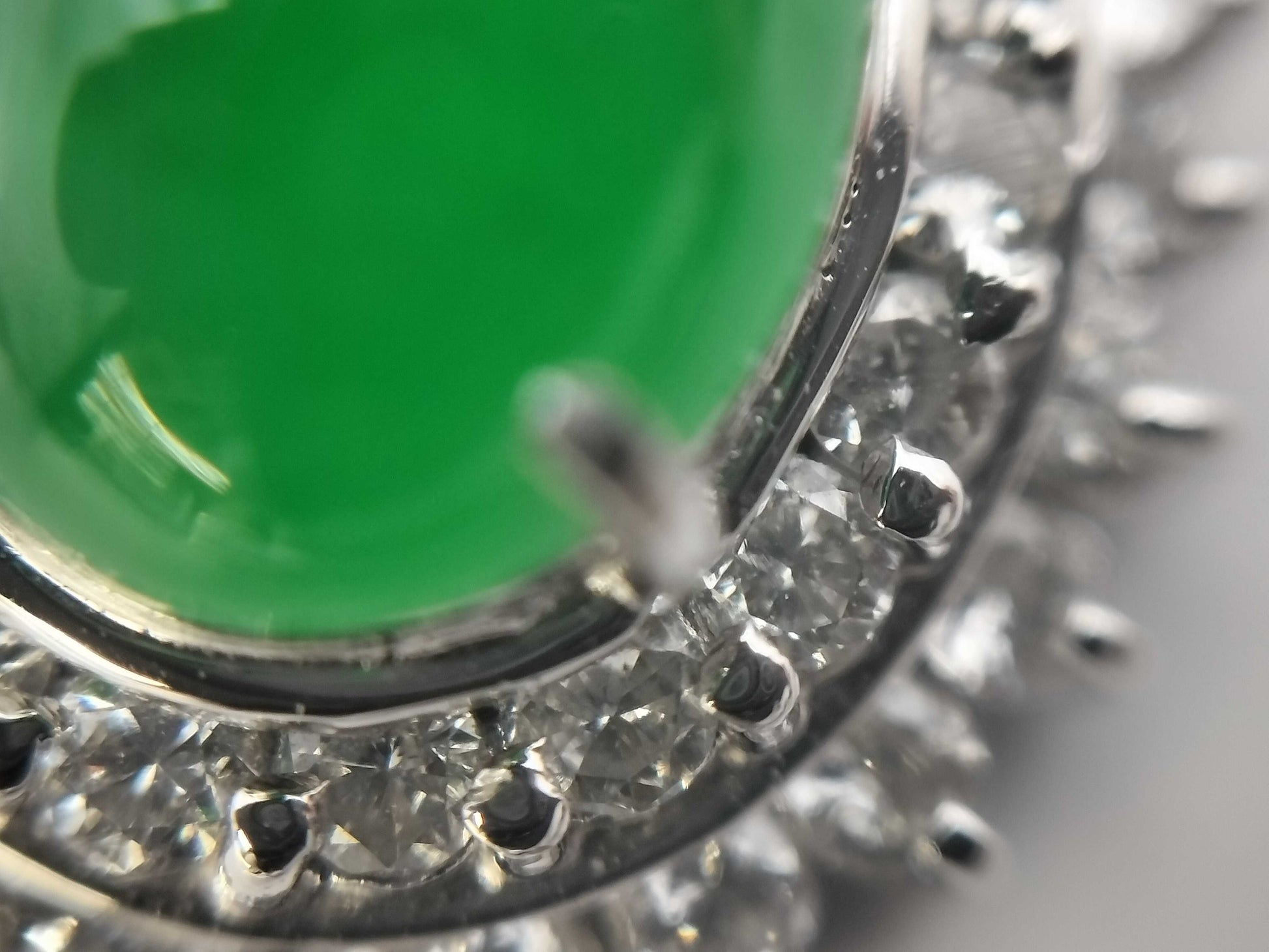 Jade D0.55ct PM900 4.2g Pendant Top