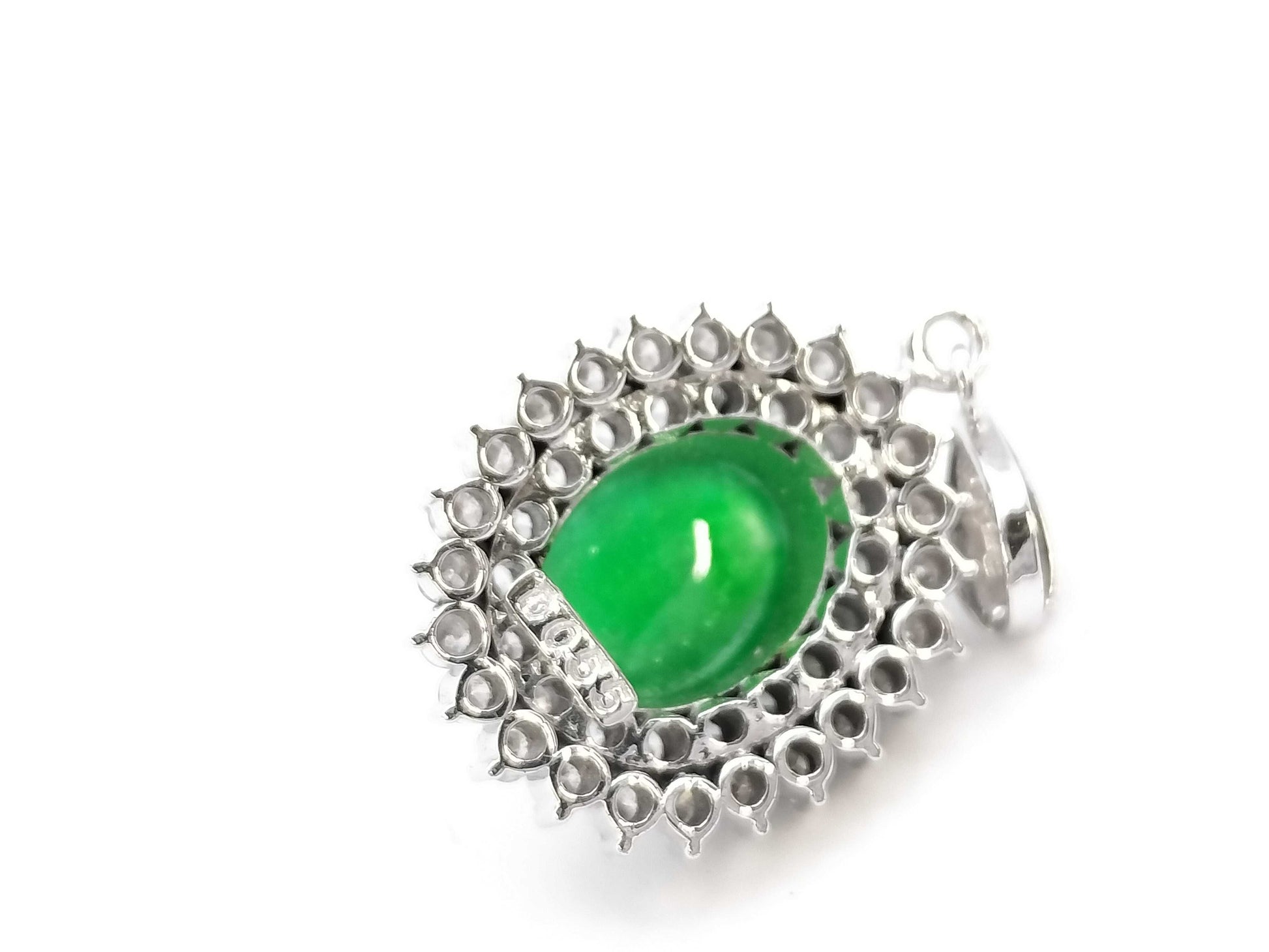 Jade D0.55ct PM900 4.2g Pendant Top