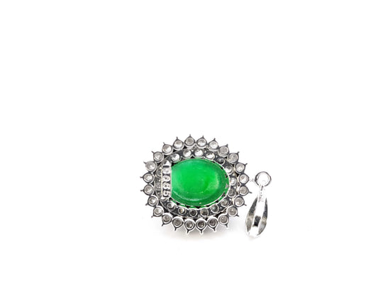 Jade D0.55ct PM900 4.2g Pendant Top