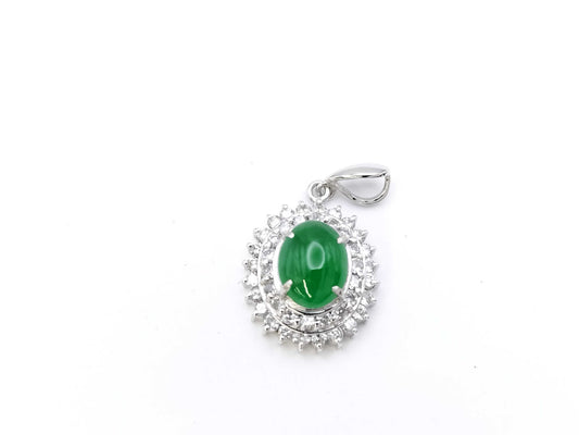Jade D0.55ct PM900 4.2g Pendant Top