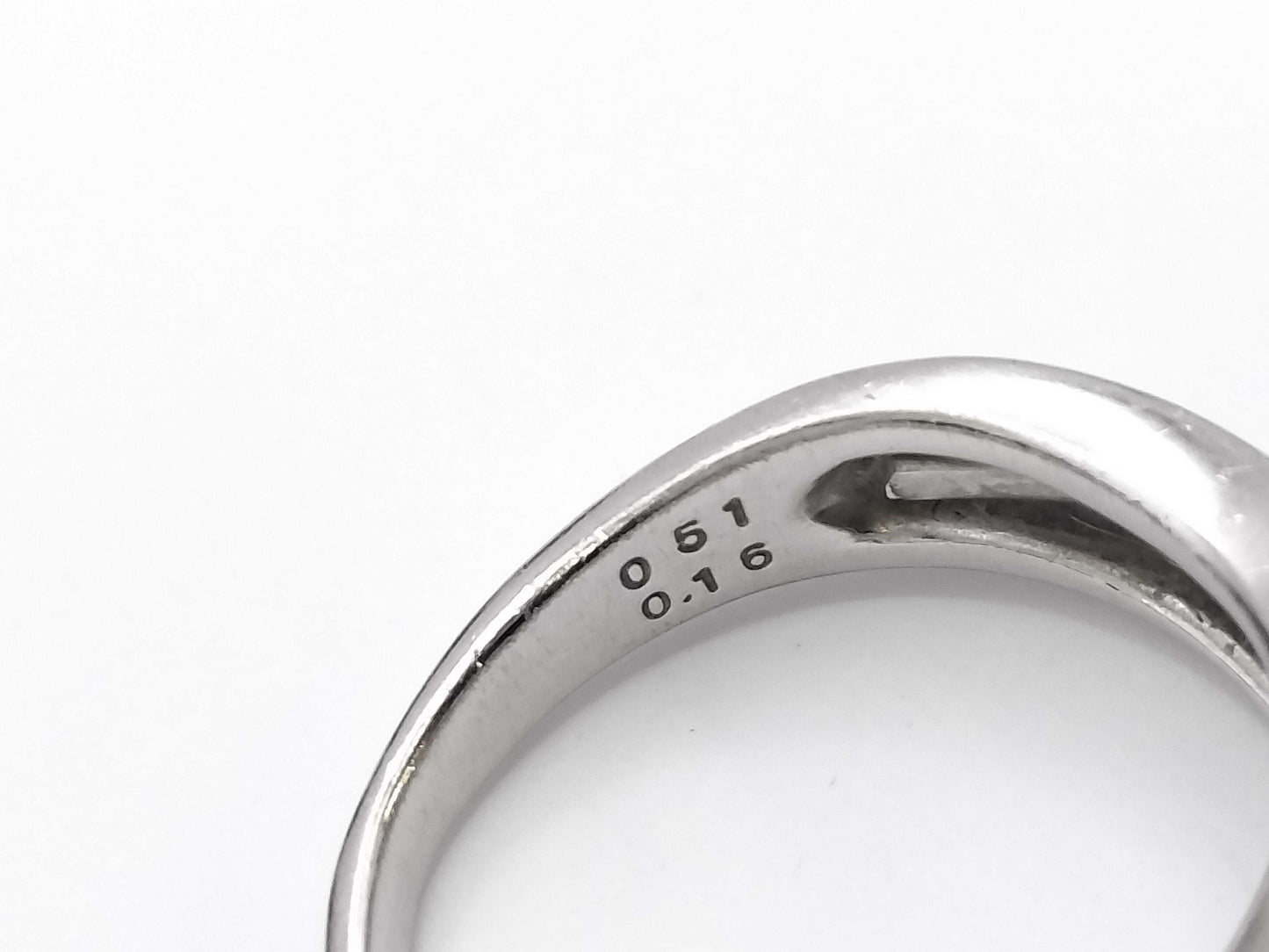 D0.51ct FD0.16ct PT900 7.7g Ring