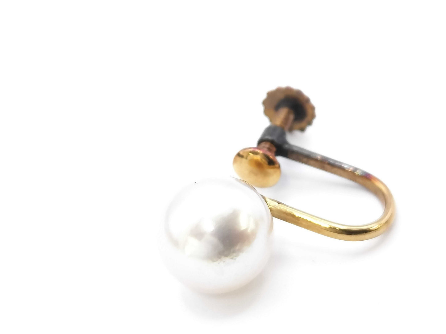 Pearl diameter approx. 8.5/8.6mm K18 3.4g Earrings