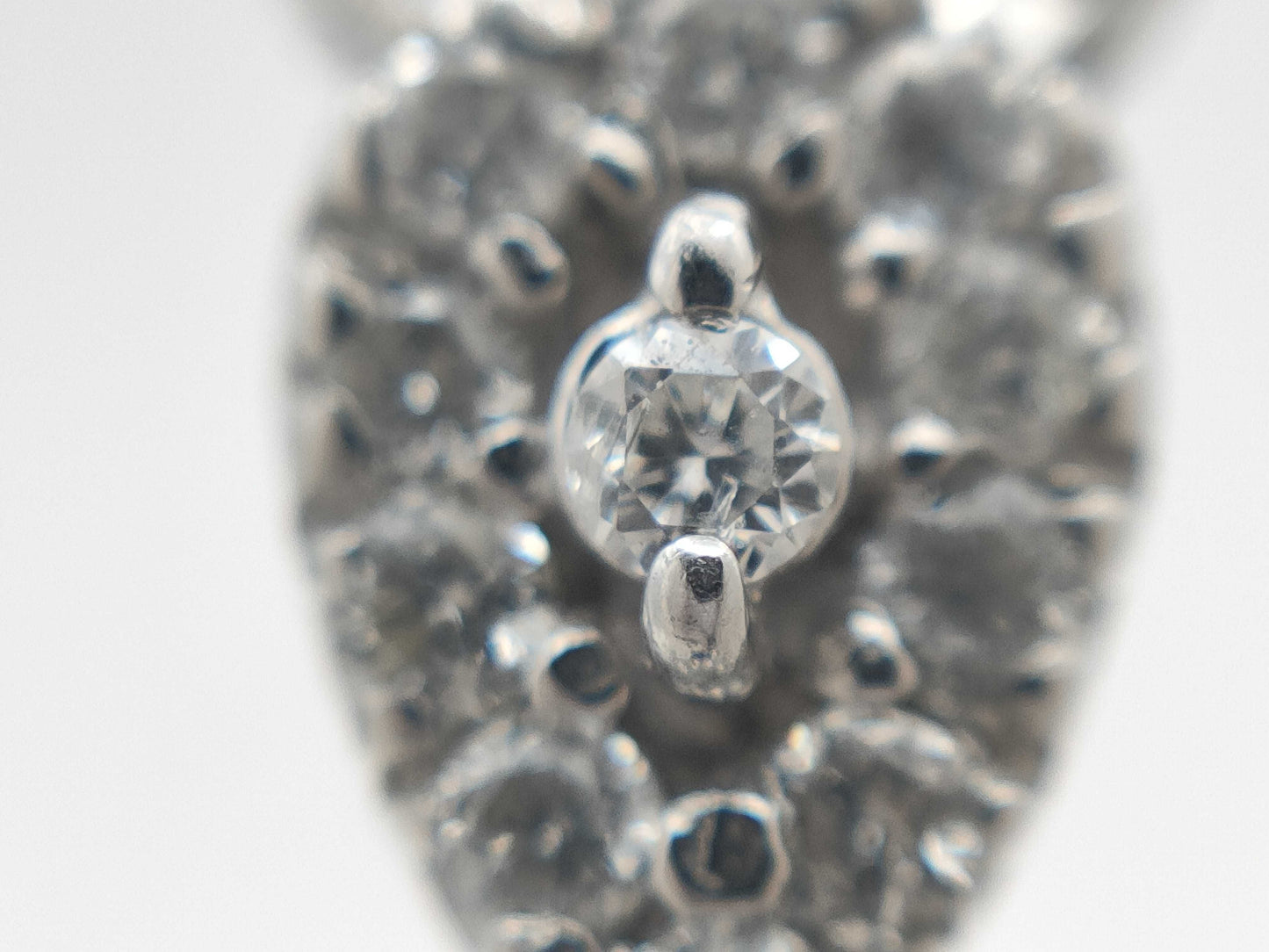 AM1.39ct D0.64ct K18WG 5.9g Necklace