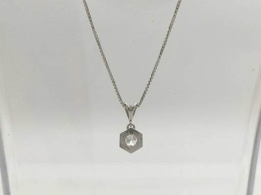 D0.392ct FD0.03ct PT900 6.2g Necklace