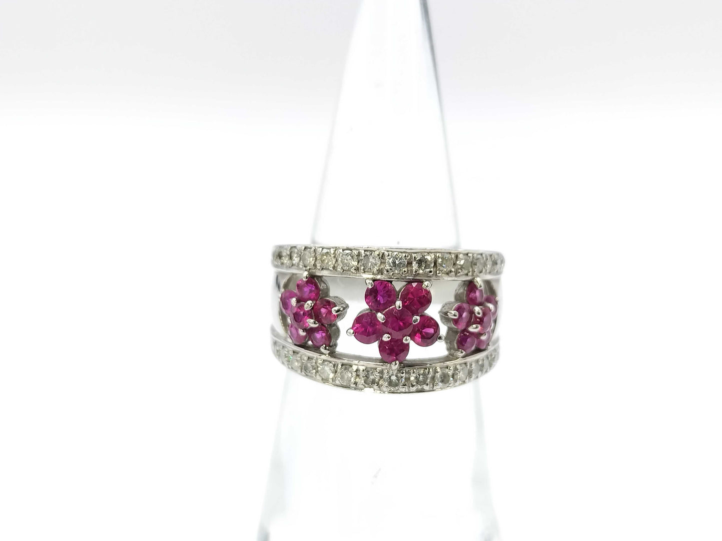 R1.04ct D0.43ct PT900 10.0g Ring