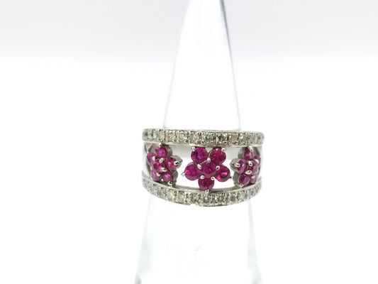 R1.04ct D0.43ct PT900 10.0g Ring