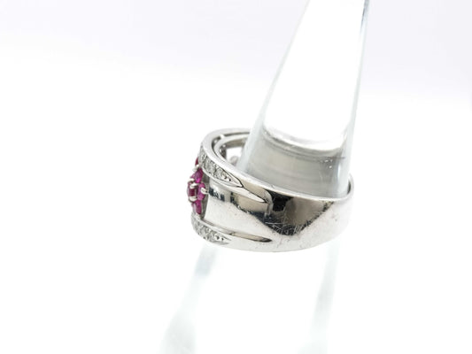 R1.04ct D0.43ct PT900 10.0g Ring