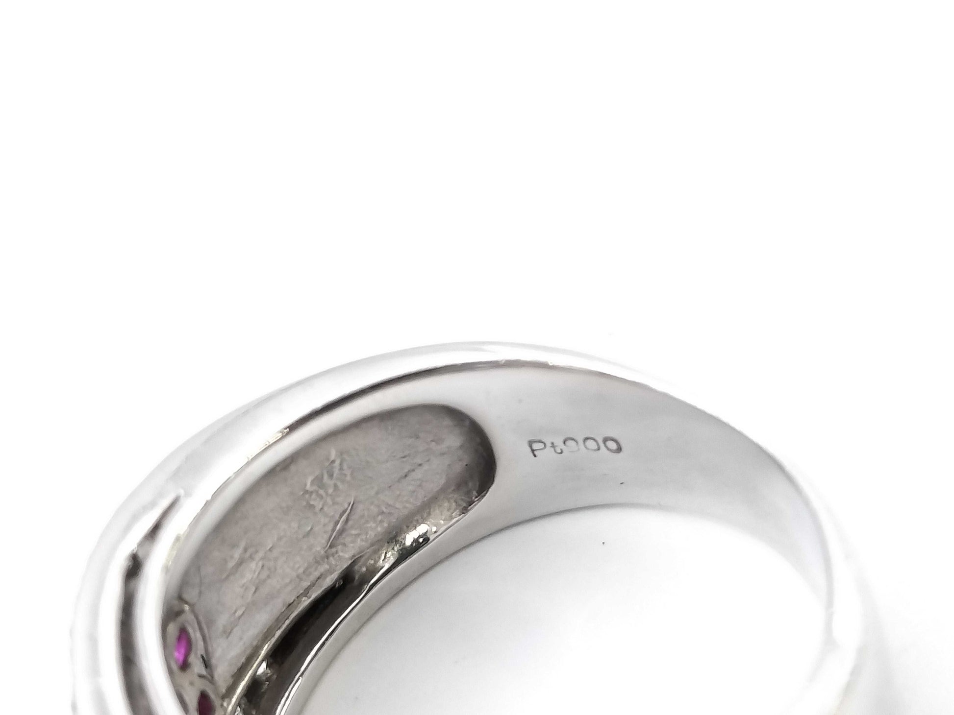 R1.04ct D0.43ct PT900 10.0g Ring