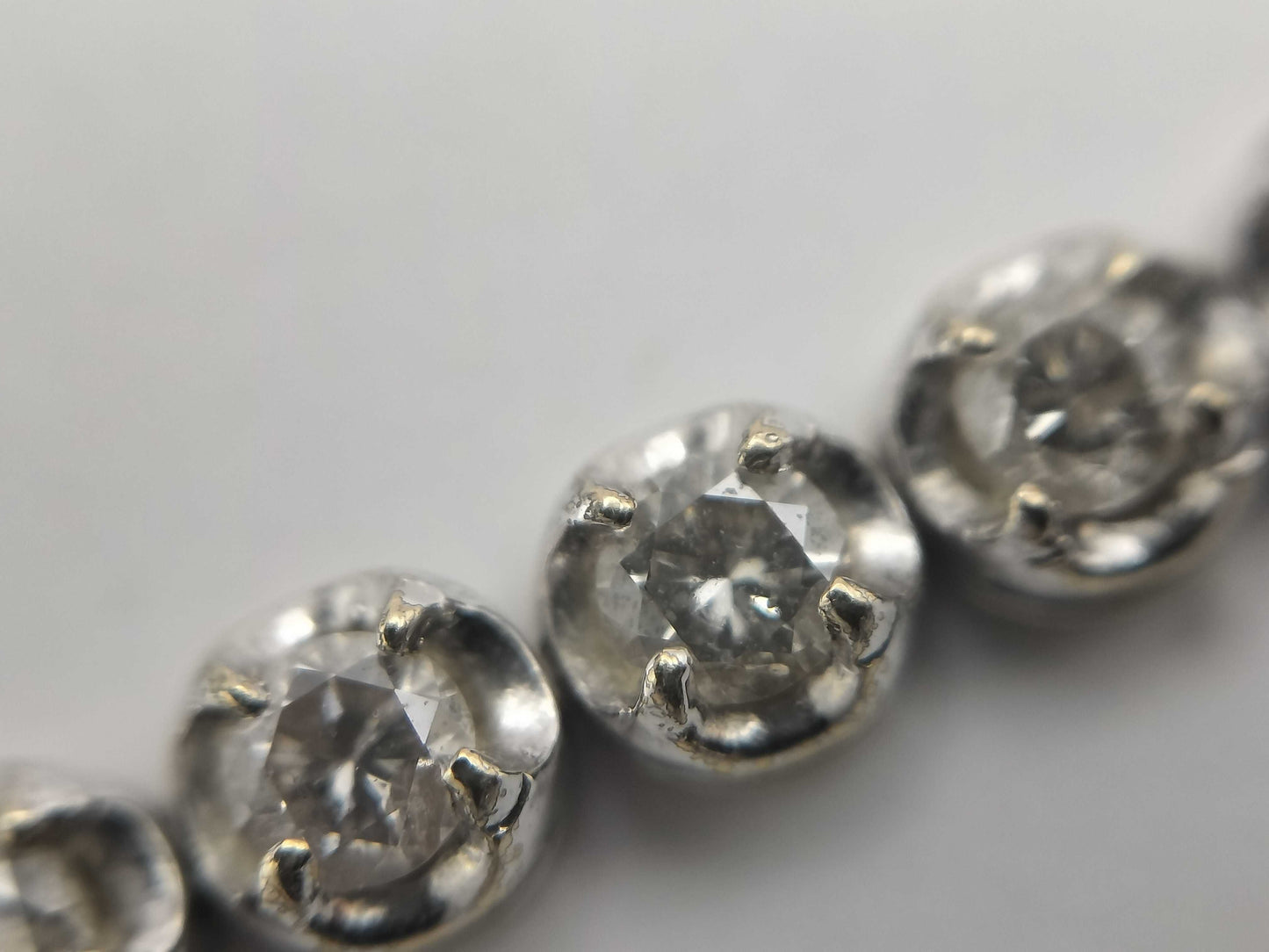 D2.00ct K18WG 5.7g Bracelet Bangle