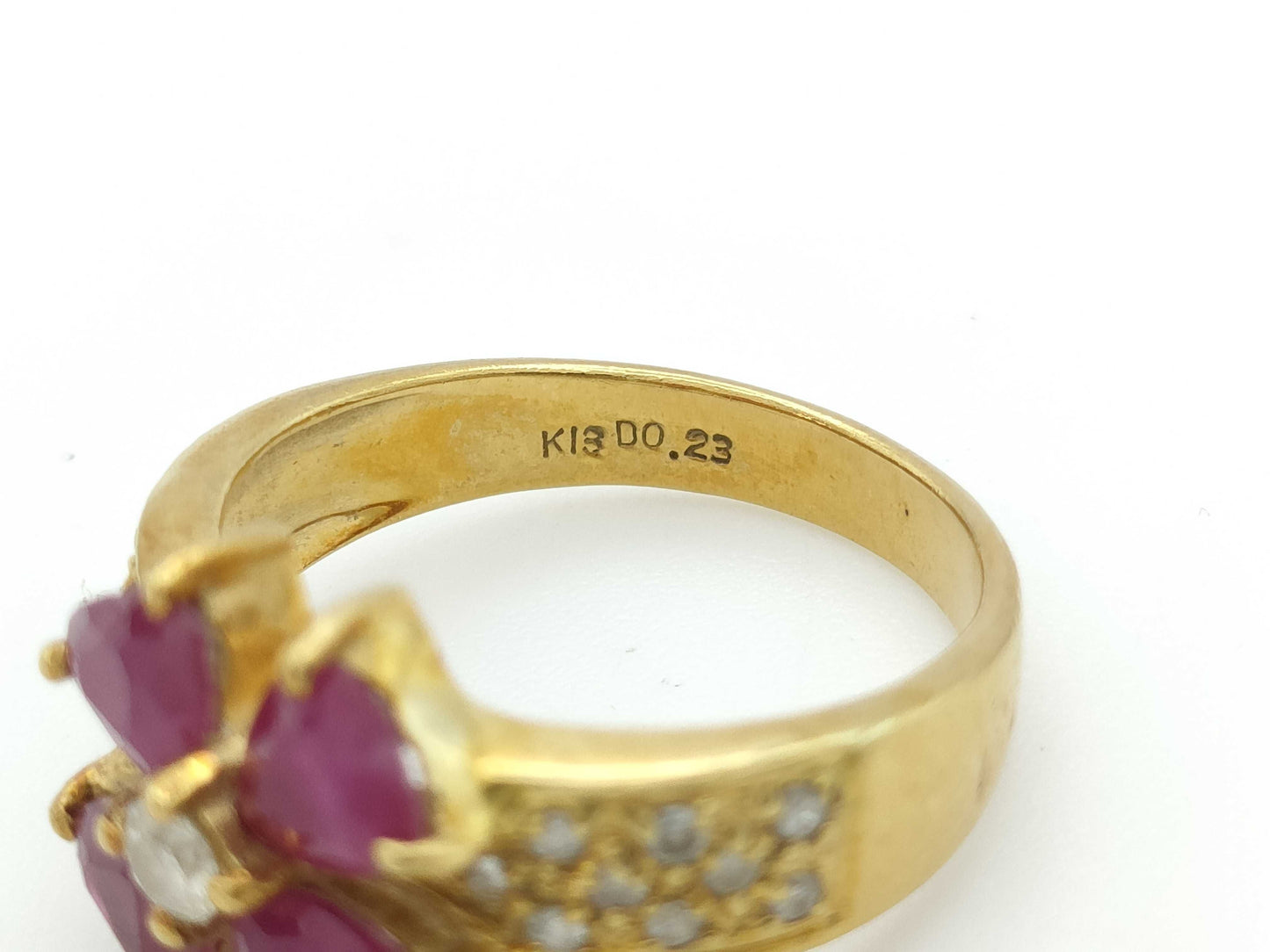 R1.50ct D0.23ct K18 5.1g Ring