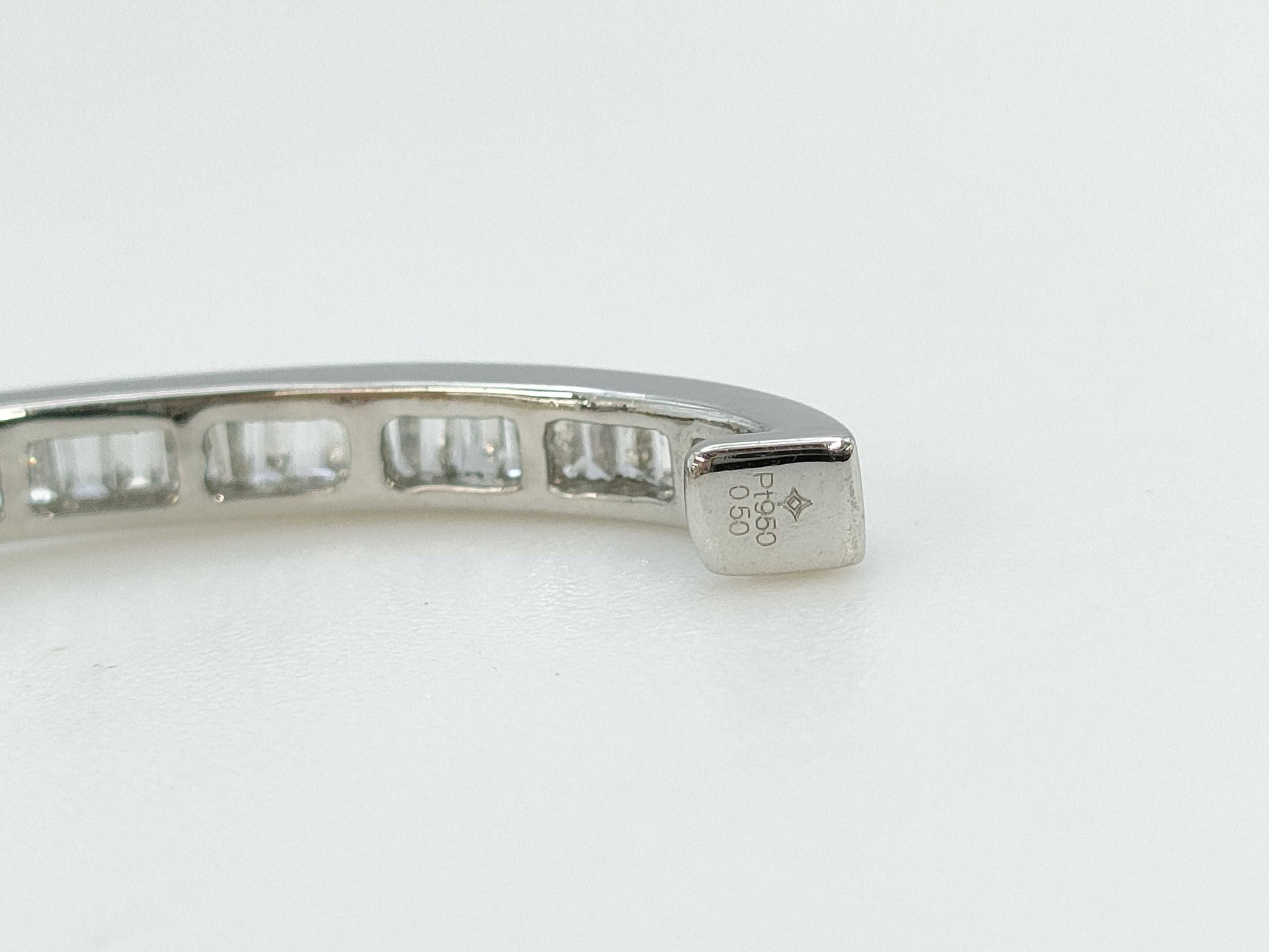D0.50/0.50ct K18/PT950 5.4g Earrings