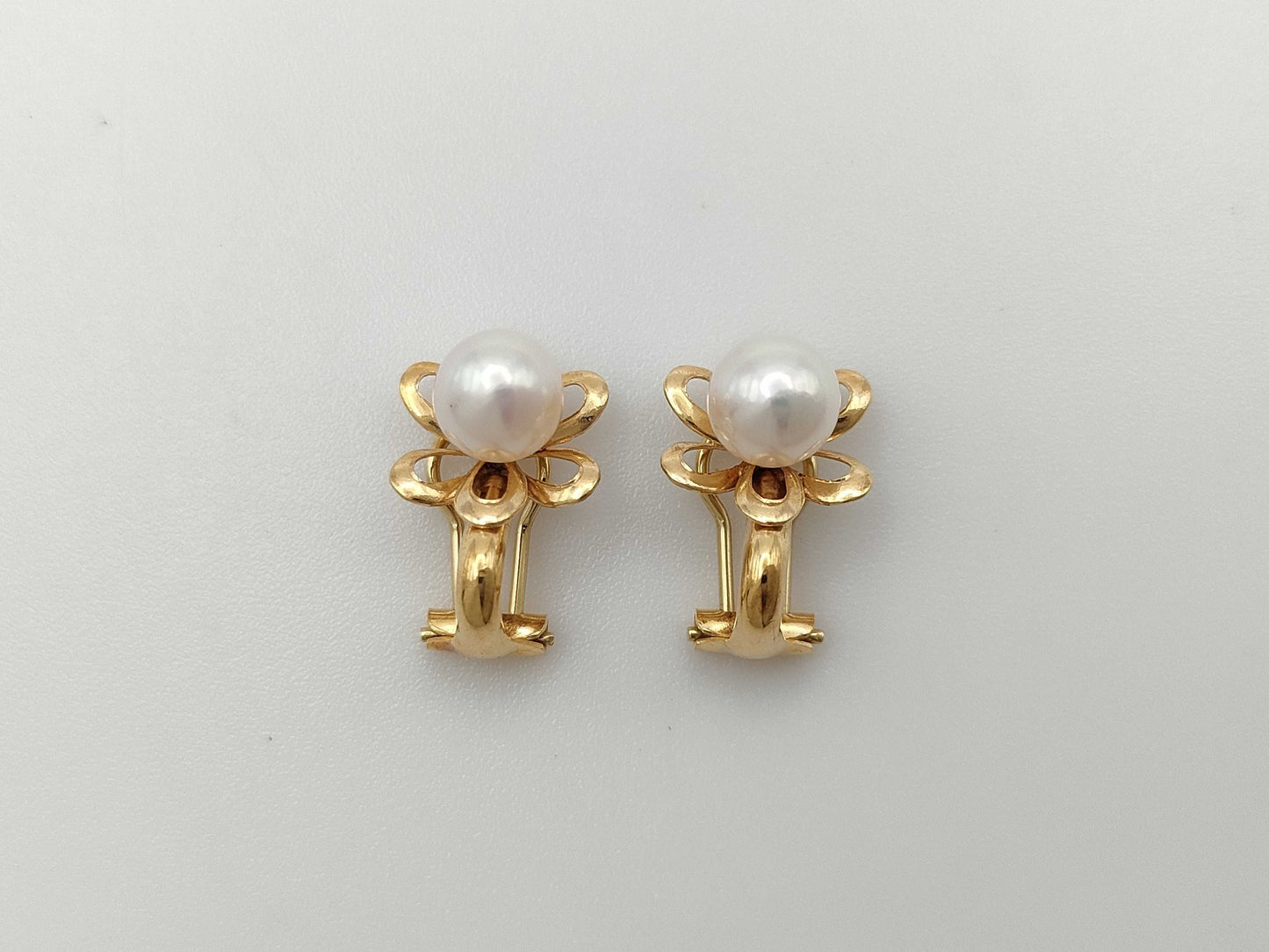Pearl diameter approx. 5.8mm/5.9mm K18 1.9g earrings