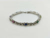 Stone Multi PT900/PT850 21.9g Bracelet Bangle